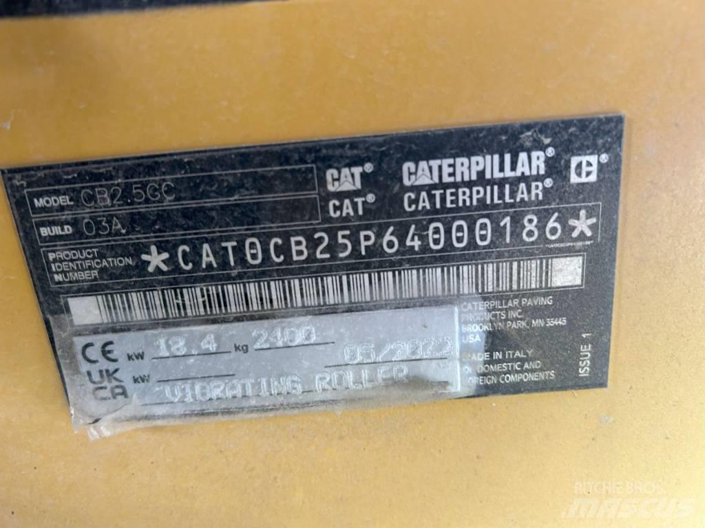 CAT CB 2.5GC 雙輪滾壓機