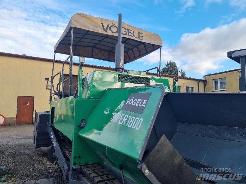 Vögele super 1800 瀝青攤舖機/鋪路機
