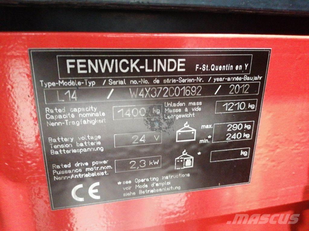 Linde L14 行走控制式堆積機