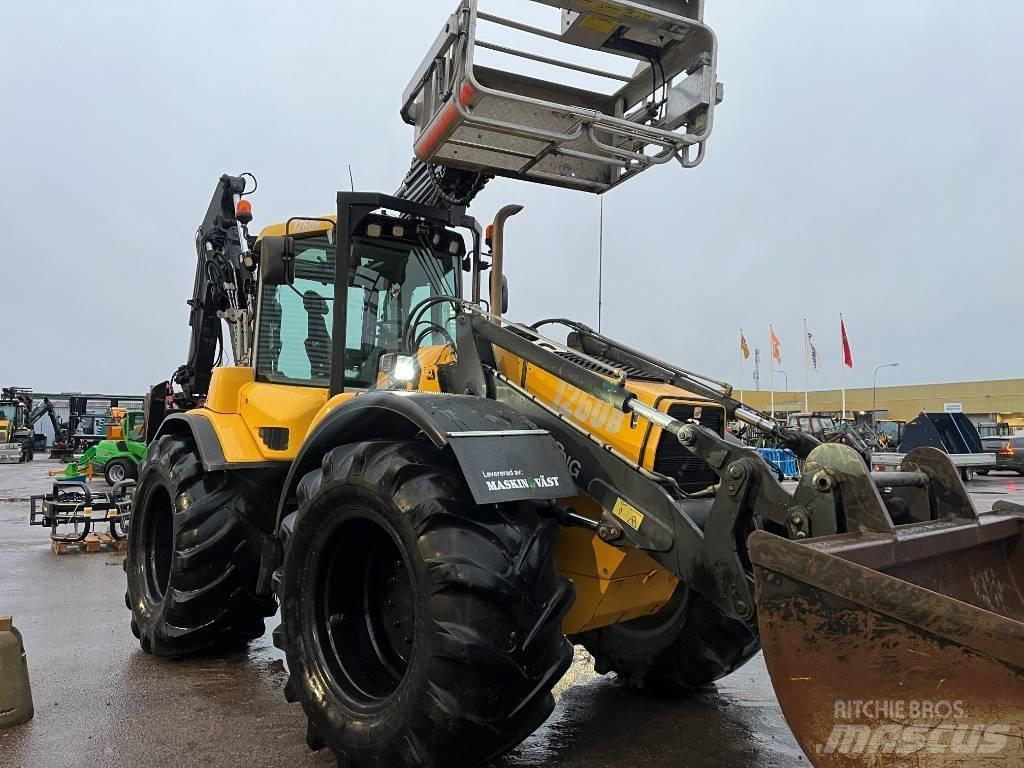 Huddig 1260B Cabel 反鏟裝載機