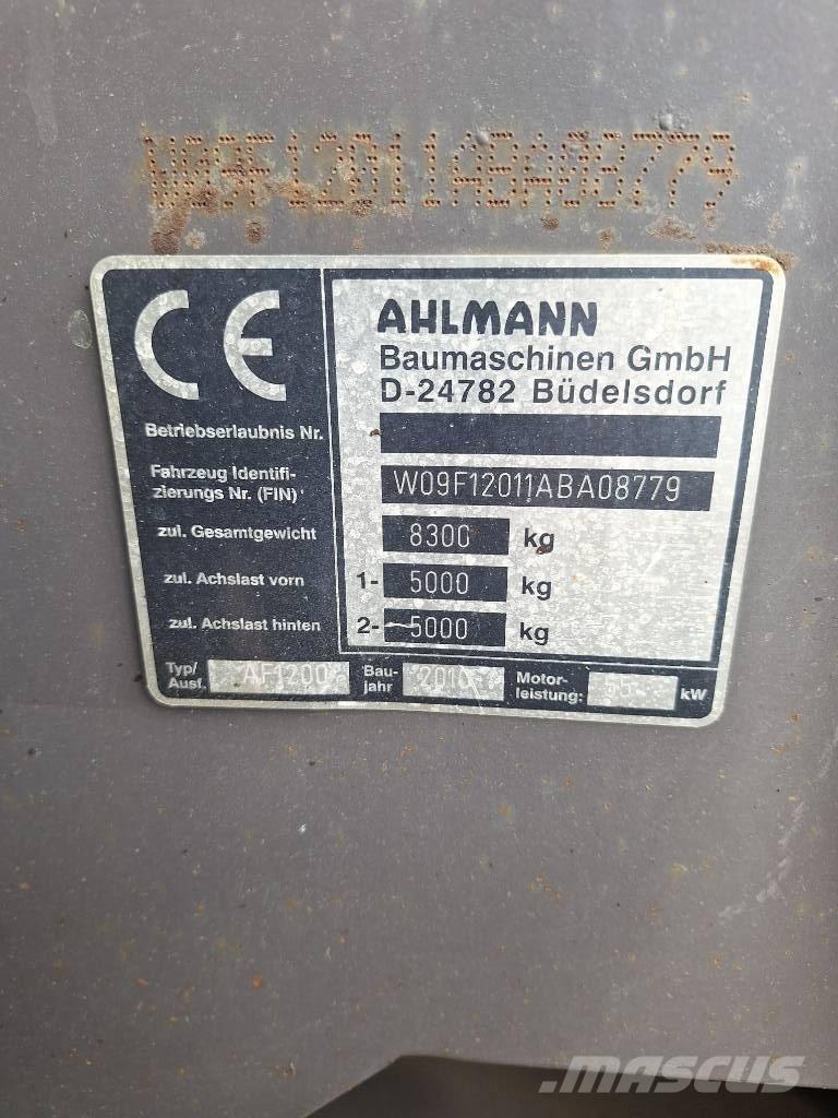 Ahlmann AF 1200 輪胎式裝載機