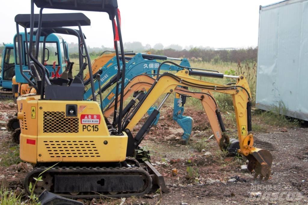 Komatsu pc 15 小型挖土機/掘鑿機<7t(小型挖掘機)