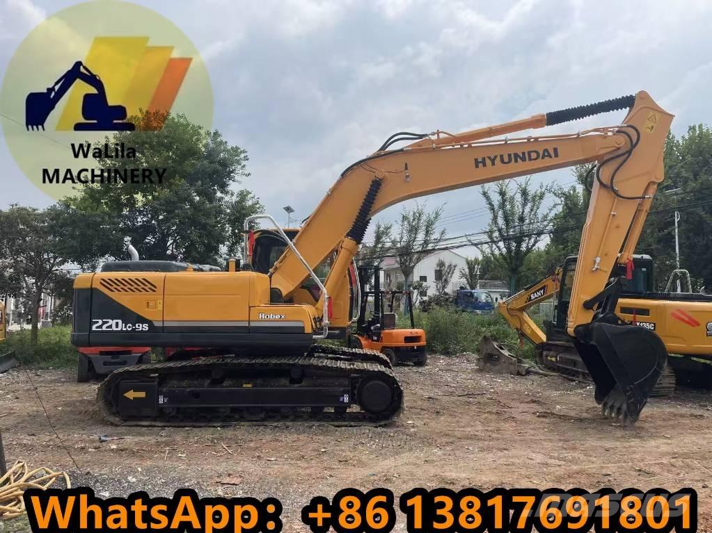 Hyundai R220-9 中型挖土機/掘鑿機/挖掘機 7t-12t