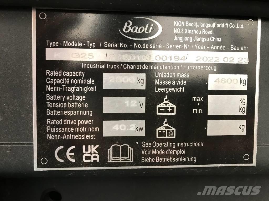 Baoli KBG 25 液化石油氣LPG卡車