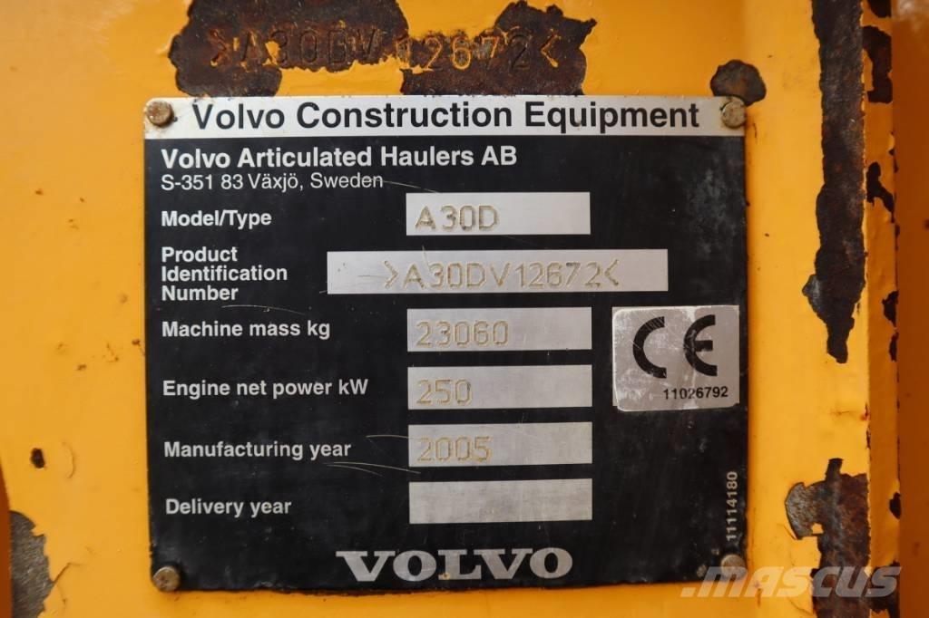 Volvo A 30 D 鉸接式起吊車