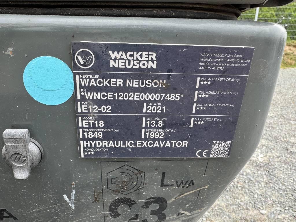 Wacker Neuson ET18 履帶式 挖土機/掘鑿機/挖掘機