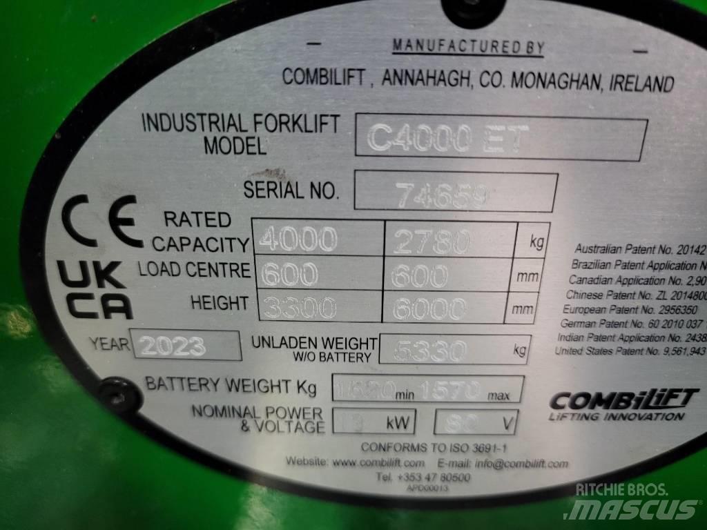 Combilift C4000ET 四向前伸式堆高機(叉車)