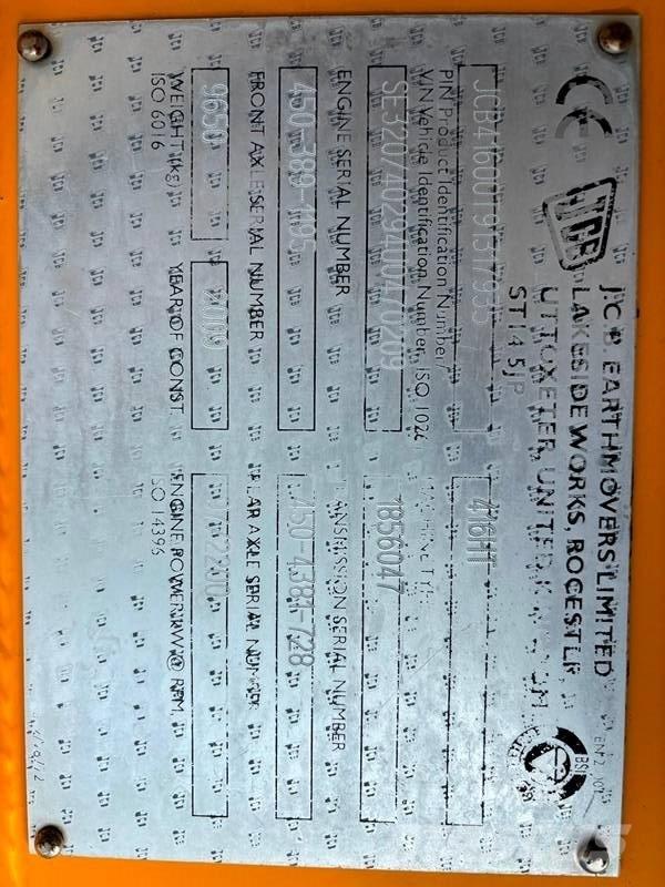 JCB 416 HT 輪胎式裝載機