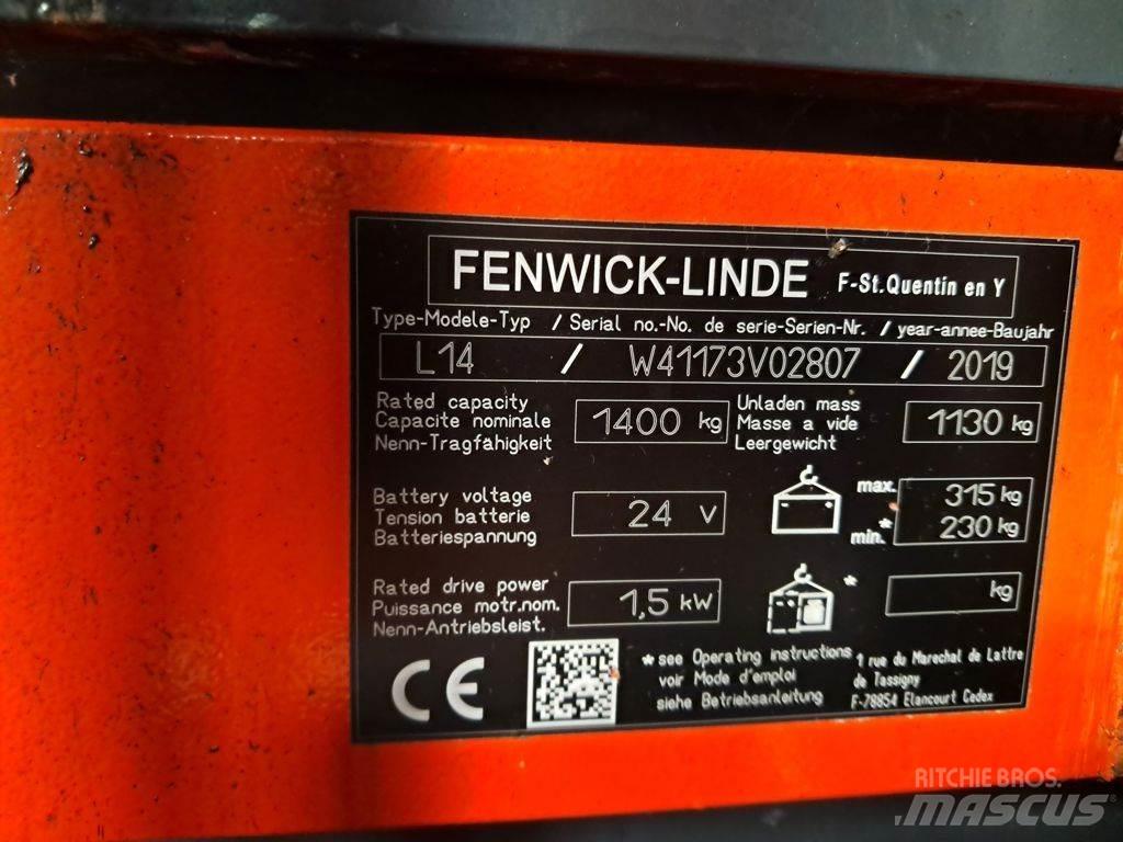 Linde L14 行走控制式堆積機