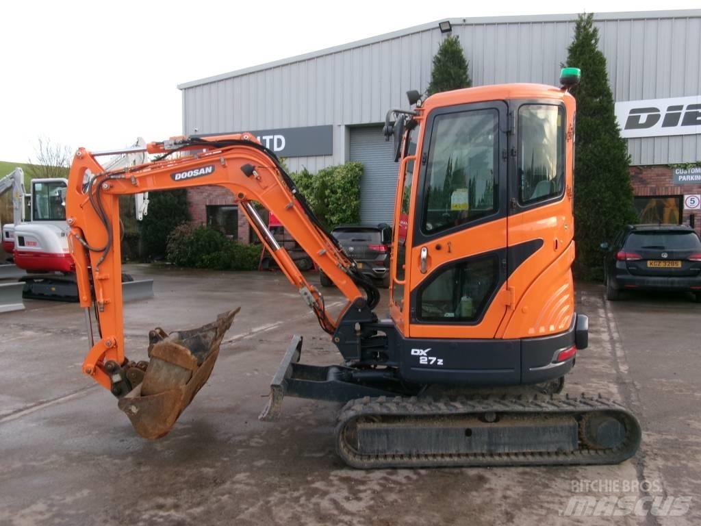 Doosan DX 27 Z 小型挖土機/掘鑿機<7t(小型挖掘機)