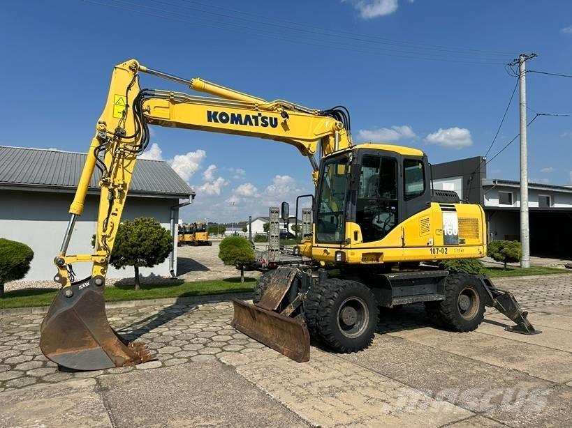 Komatsu PW 160-7E0 旋轉式挖土機/掘鑿機/挖掘機