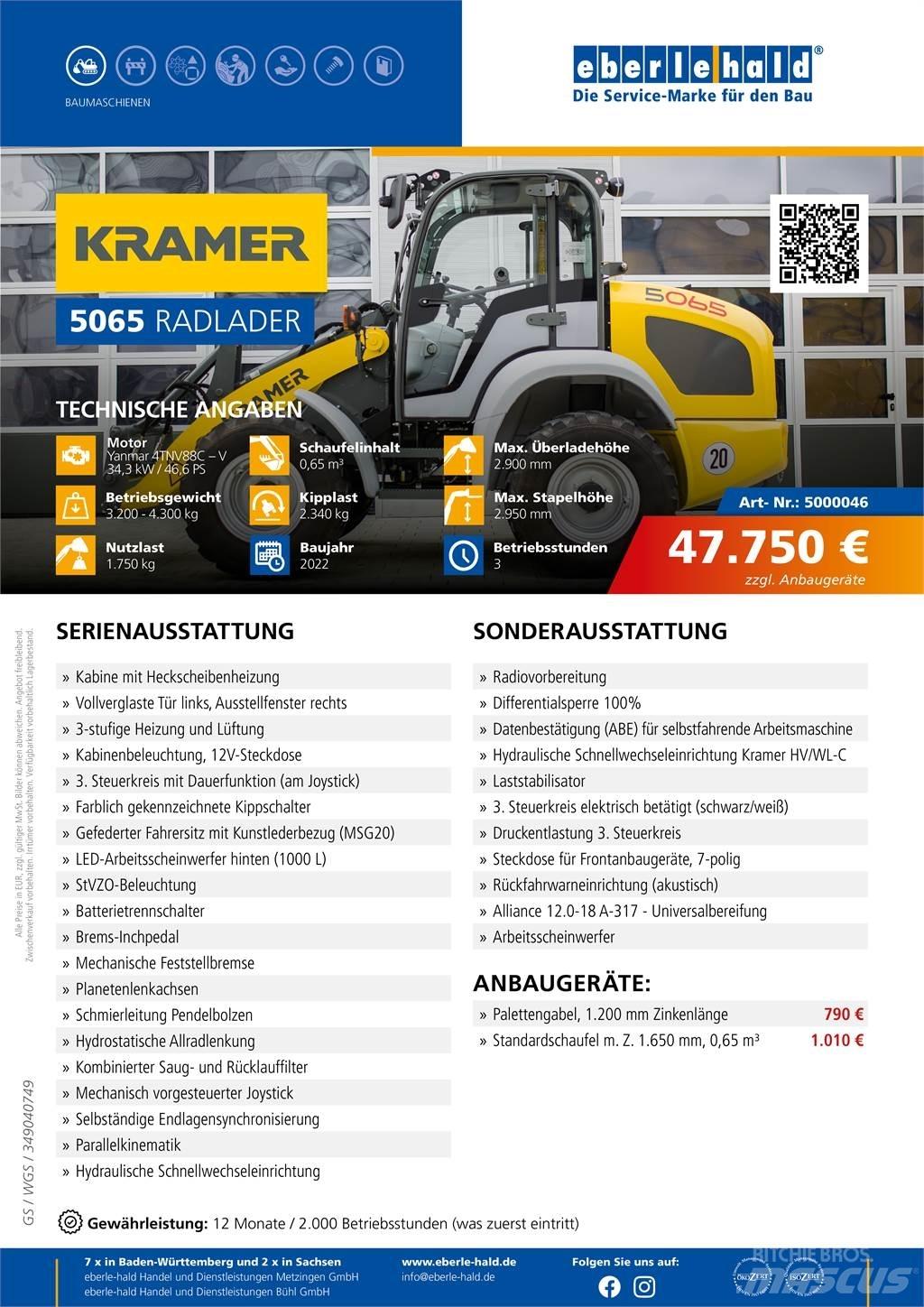Kramer 5065 輪胎式裝載機
