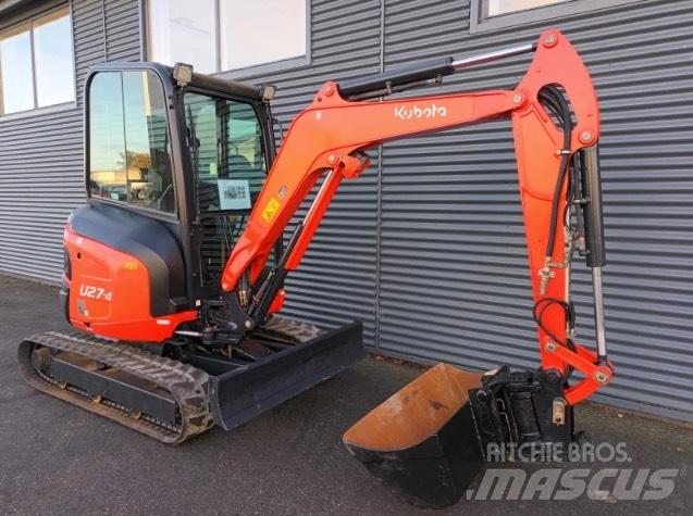 Kubota u27-4 小型挖土機/掘鑿機<7t(小型挖掘機)