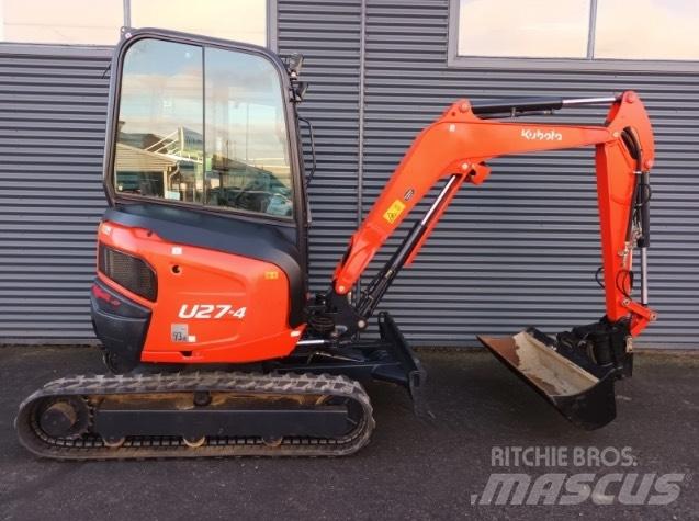 Kubota u27-4 小型挖土機/掘鑿機<7t(小型挖掘機)