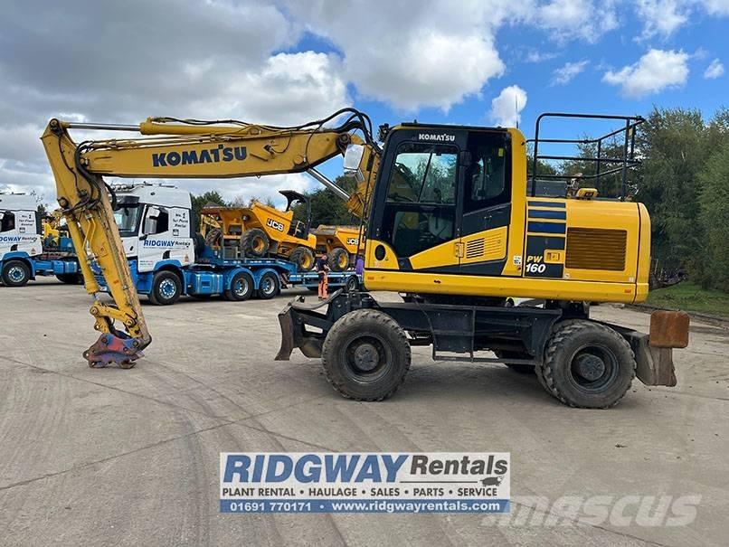 Komatsu PW 160-11 旋轉式挖土機/掘鑿機/挖掘機