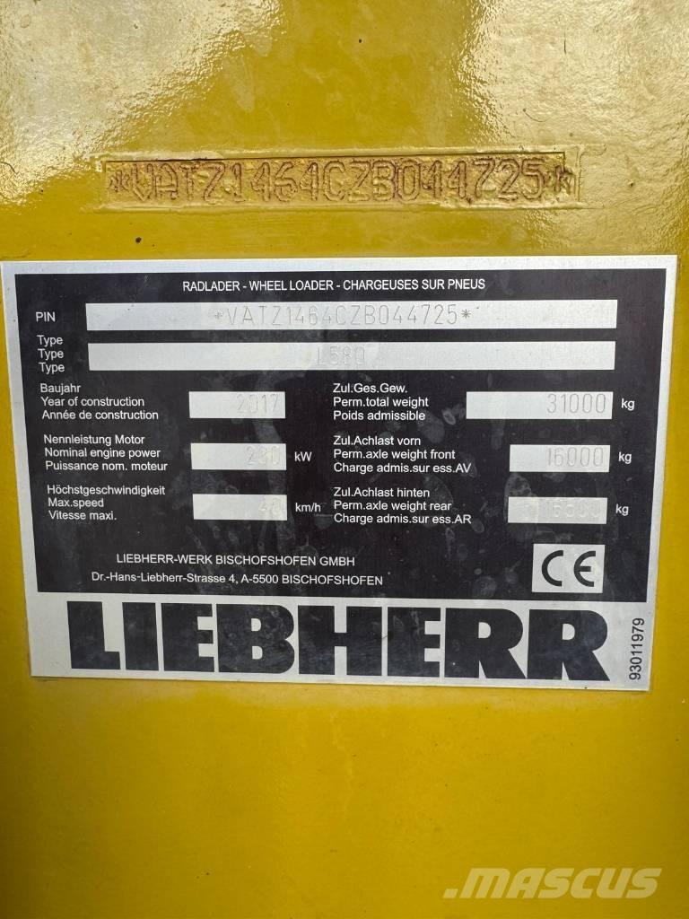 Liebherr L 580 輪胎式裝載機