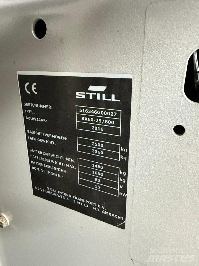 Still RX60-25 電動堆高機