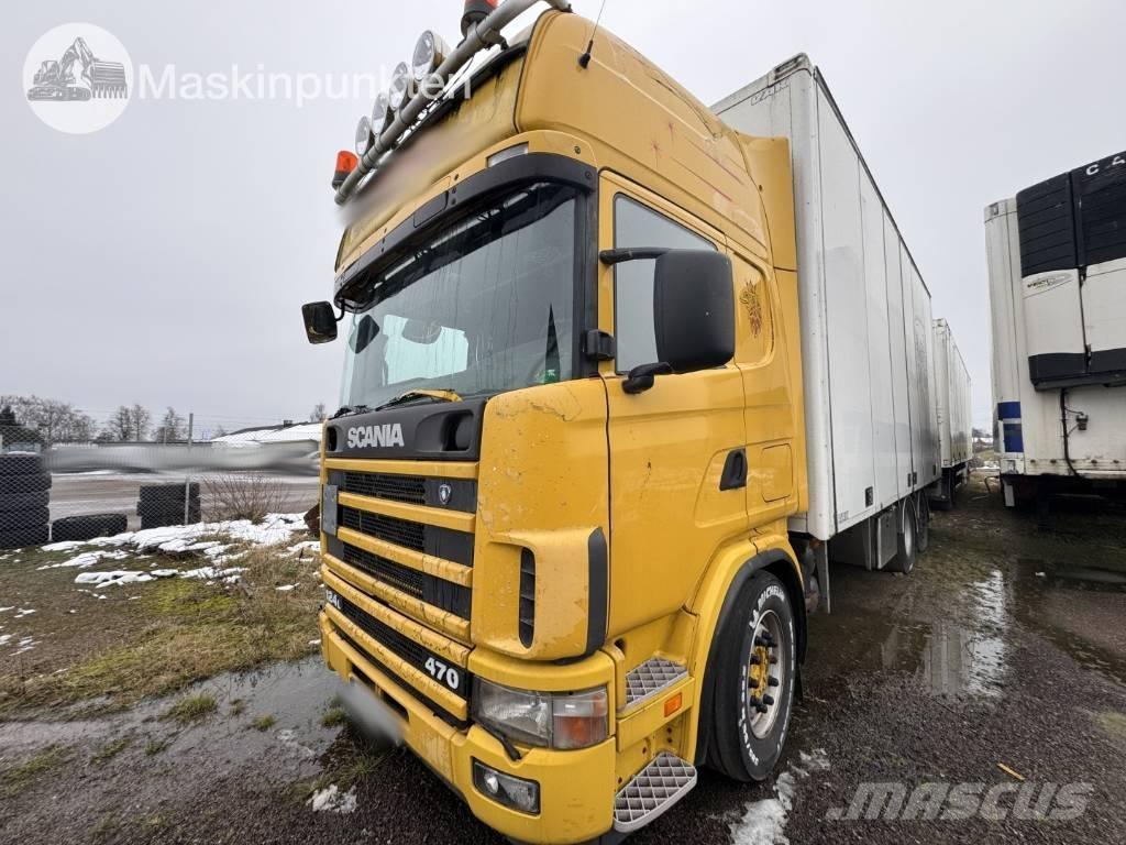 Scania R 124 貨箱式卡車