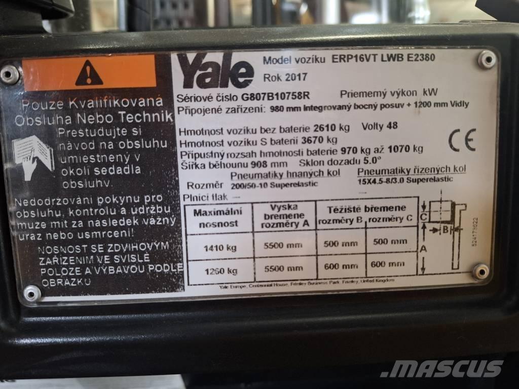 Yale ERP 16 VT 電動堆高機