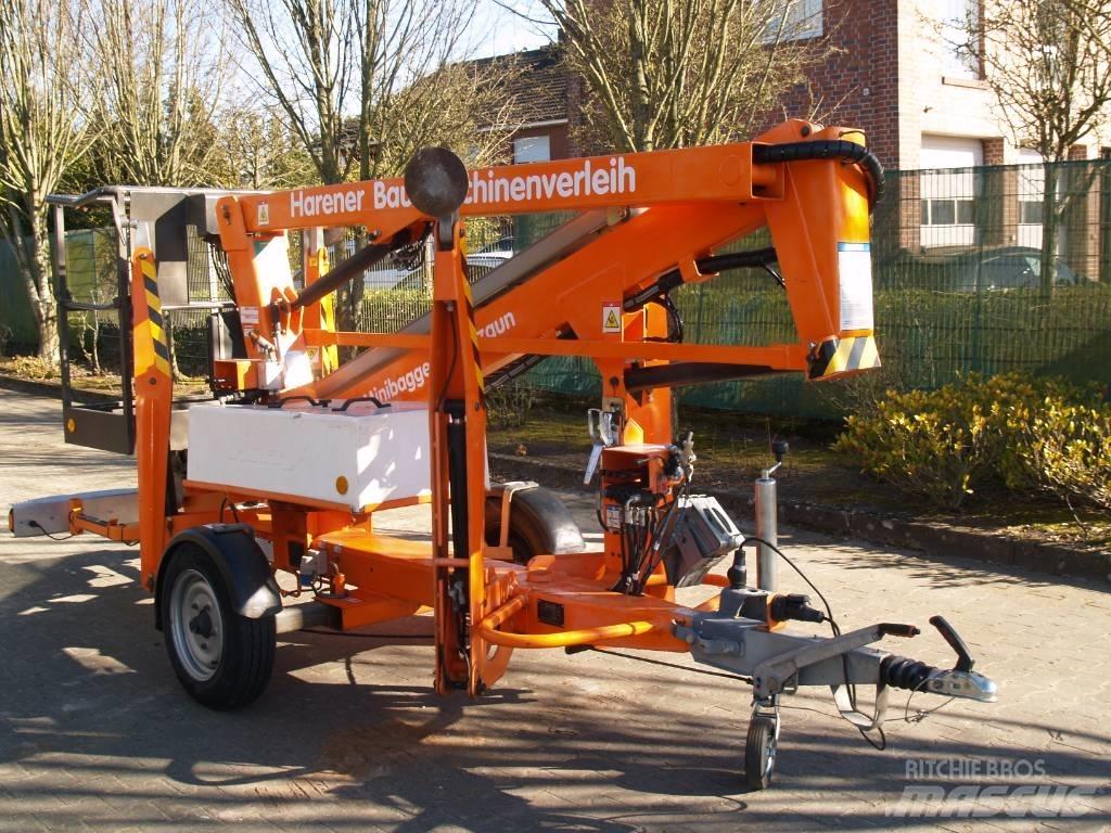 Niftylift 120 T 拖車裝載高空作業平台