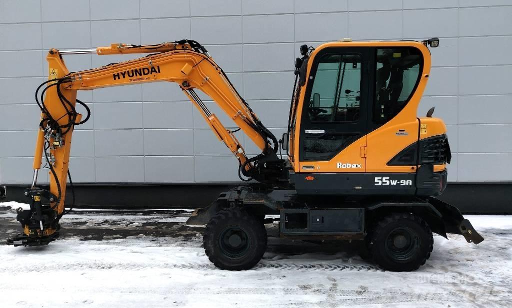 Hyundai 55W-9a 旋轉式挖土機/掘鑿機/挖掘機