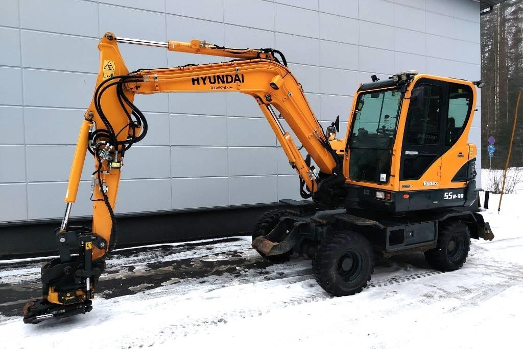 Hyundai 55W-9a 旋轉式挖土機/掘鑿機/挖掘機