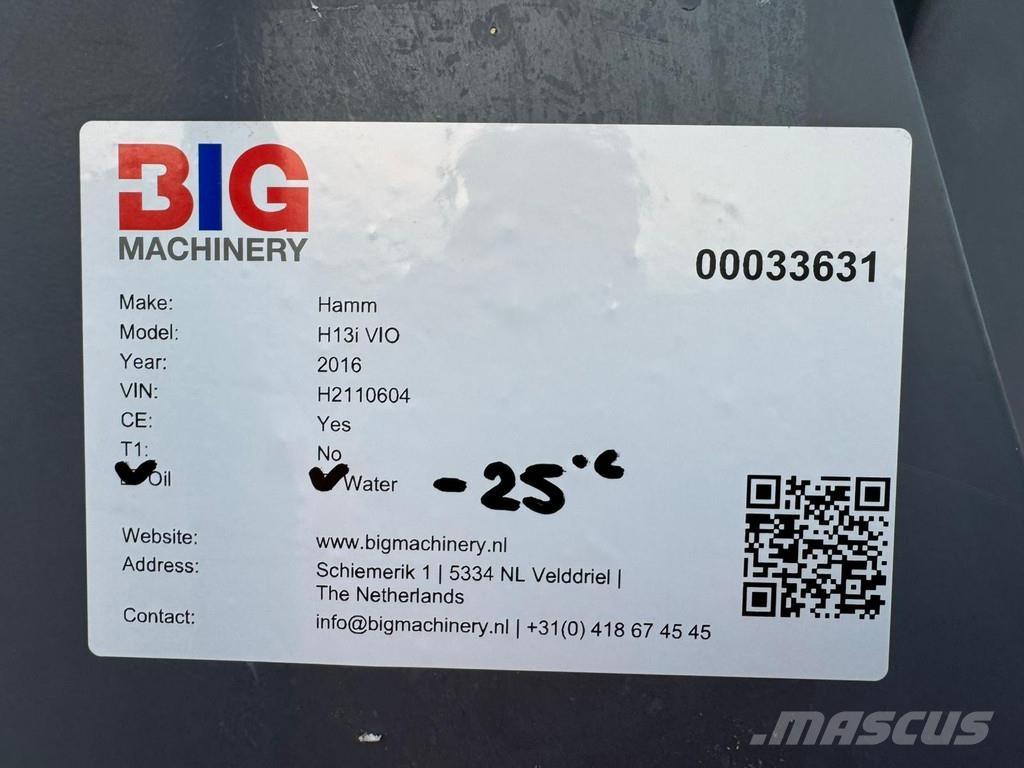 Hamm H13i VIO 單輪滾壓機