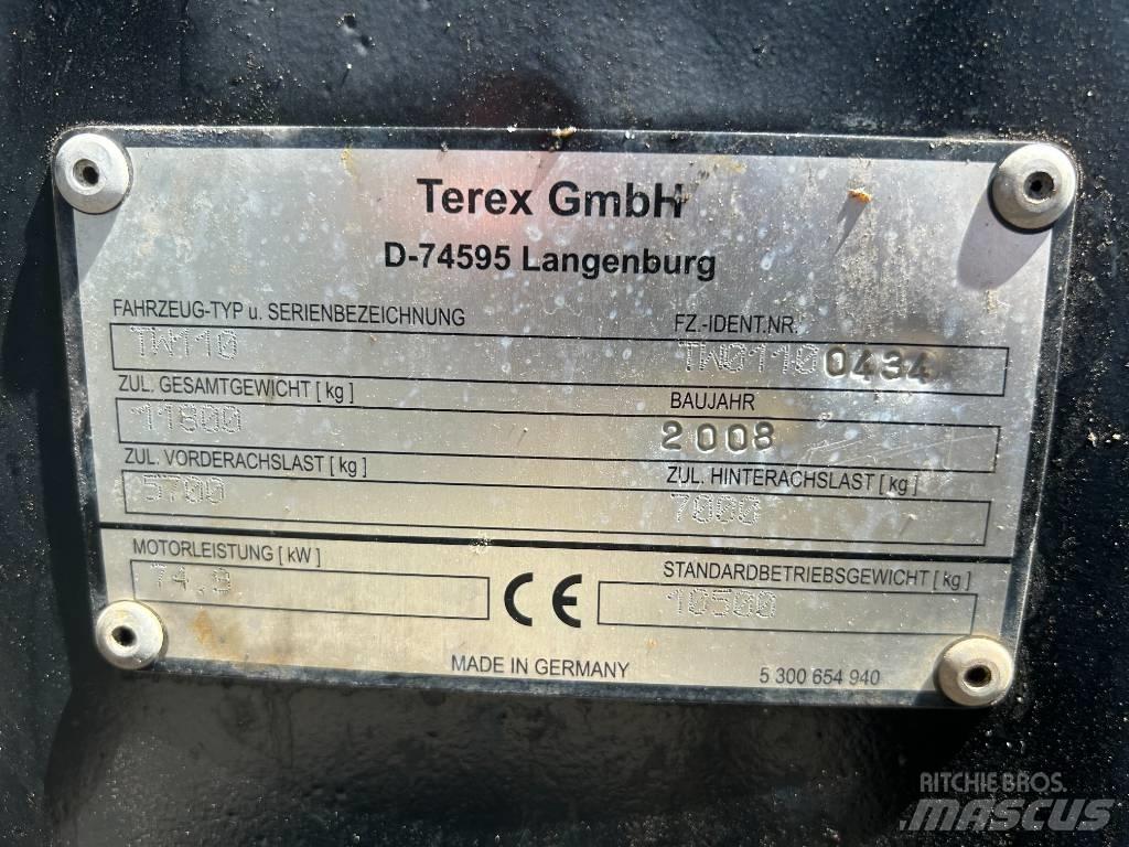 Terex TW 110 旋轉式挖土機/掘鑿機/挖掘機