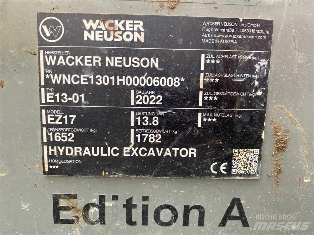 Wacker Neuson EZ17 履帶式 挖土機/掘鑿機/挖掘機