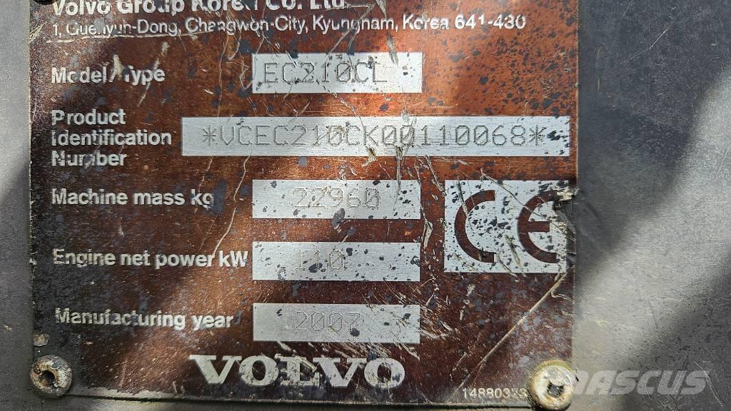 Volvo EC 210 C L 履帶式 挖土機/掘鑿機/挖掘機