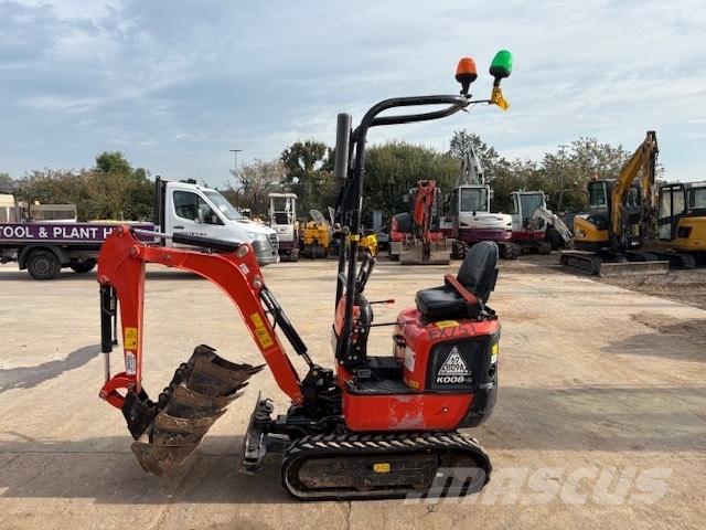Kubota K 008-5 小型挖土機/掘鑿機<7t(小型挖掘機)