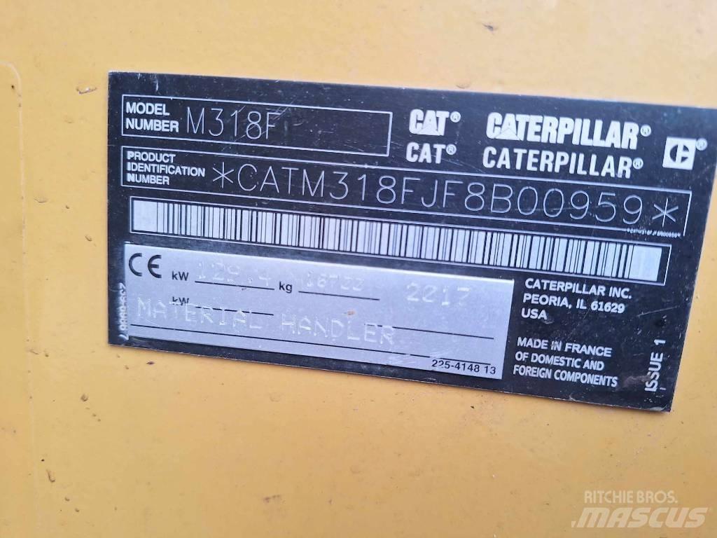 CAT M 318 F 旋轉式挖土機/掘鑿機/挖掘機