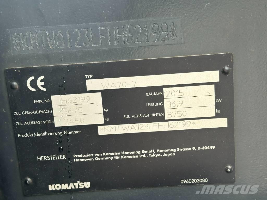 Komatsu WA 70 輪胎式裝載機