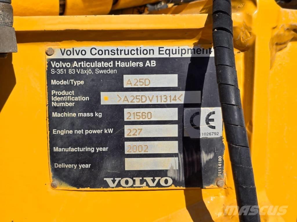 Volvo A25 D 側卸礦車