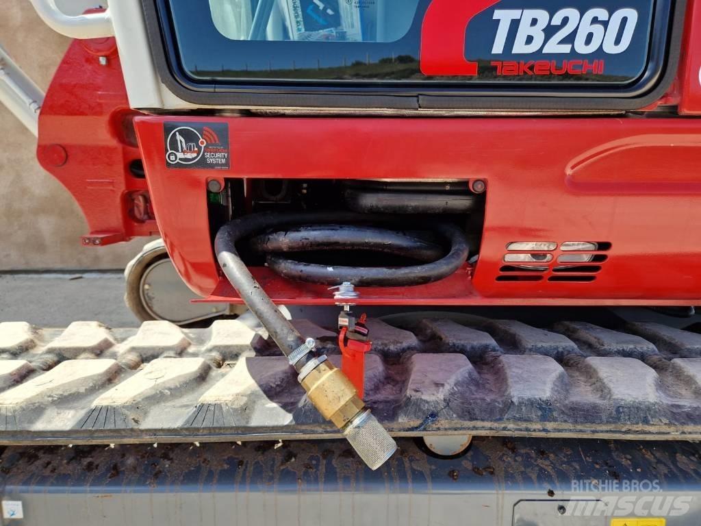 Takeuchi TB 260 小型挖土機/掘鑿機<7t(小型挖掘機)