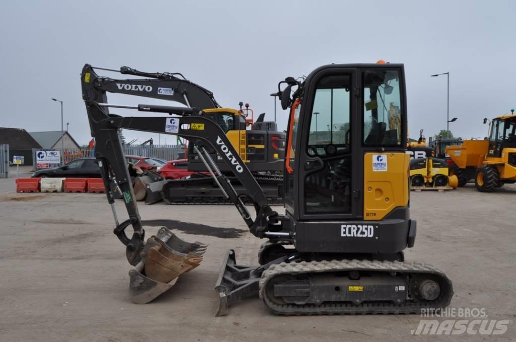Volvo ECR 25 D 小型挖土機/掘鑿機<7t(小型挖掘機)