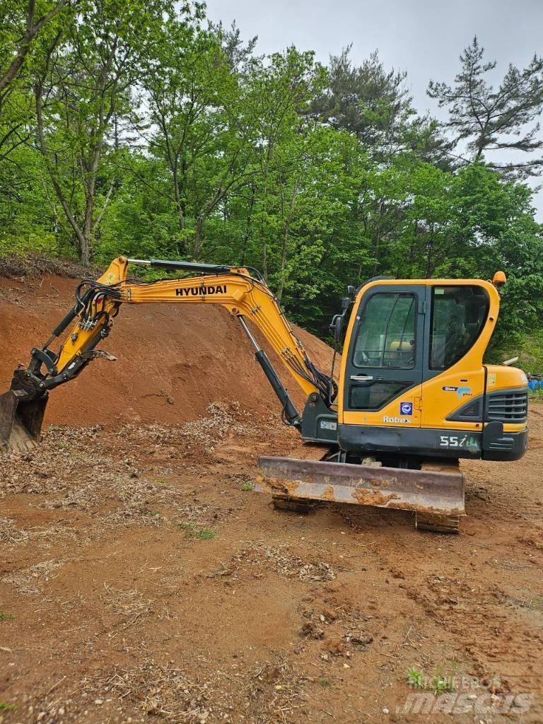 Hyundai Robex 55 小型挖土機/掘鑿機<7t(小型挖掘機)
