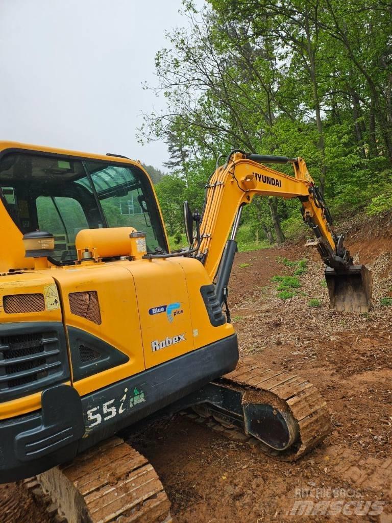 Hyundai Robex 55 小型挖土機/掘鑿機<7t(小型挖掘機)