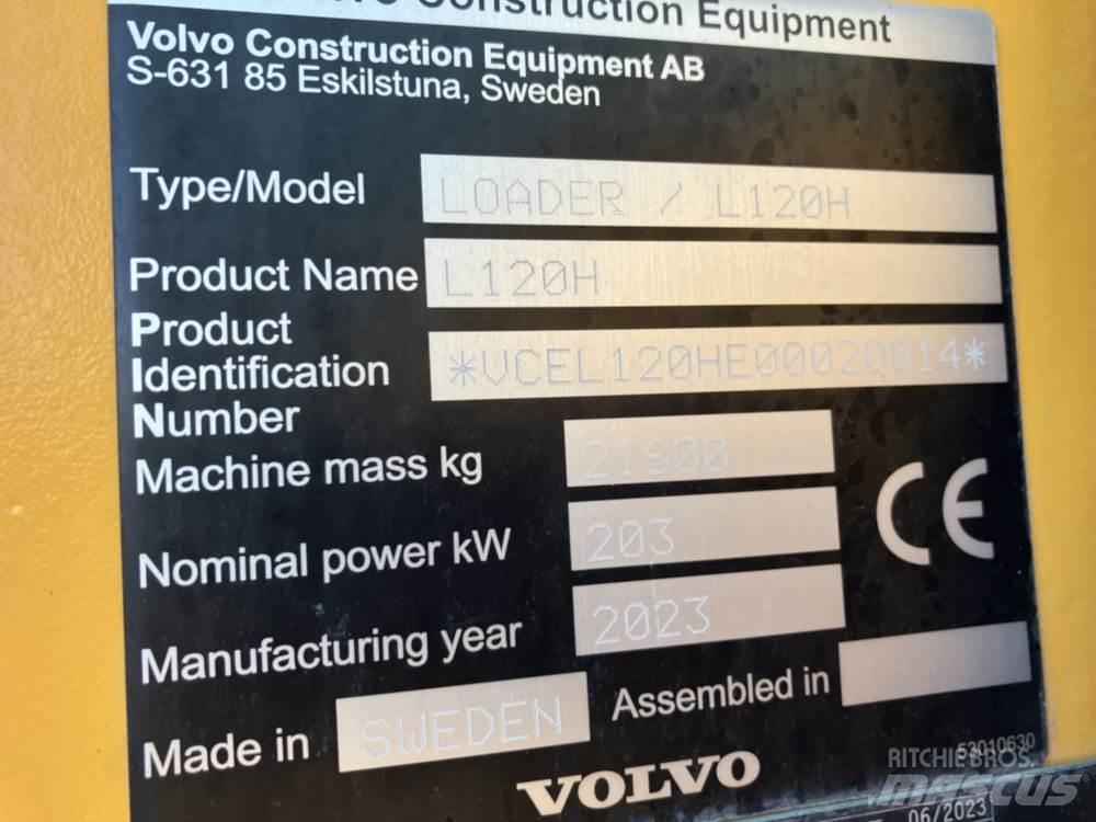 Volvo L120H 輪胎式裝載機