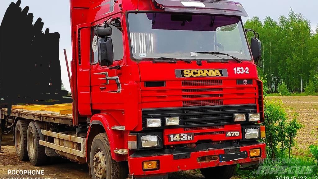 Scania 143 H 470 木材貨車