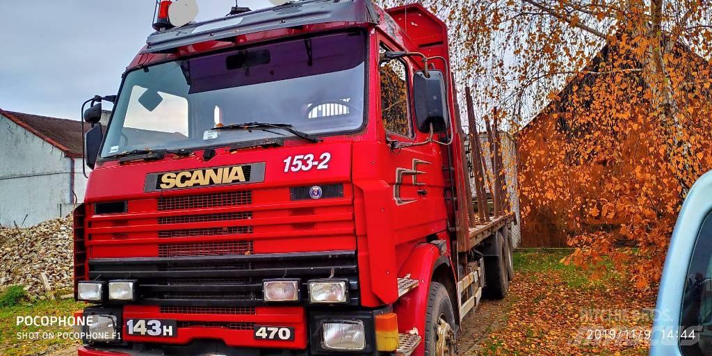 Scania 143 H 470 木材貨車