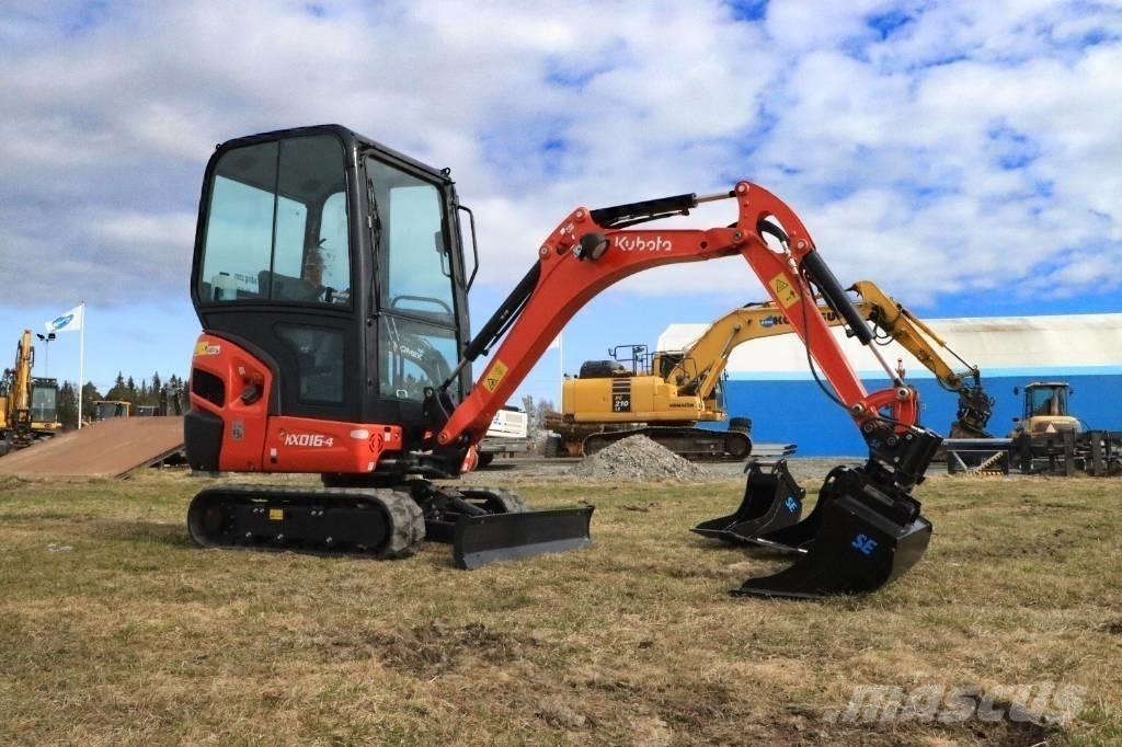 Kubota KX016-4 小型挖土機/掘鑿機<7t(小型挖掘機)