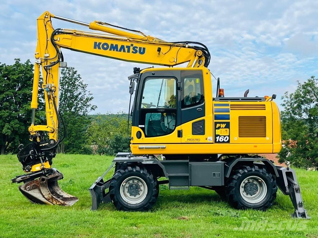 Komatsu PW 160 - 10 旋轉式挖土機/掘鑿機/挖掘機