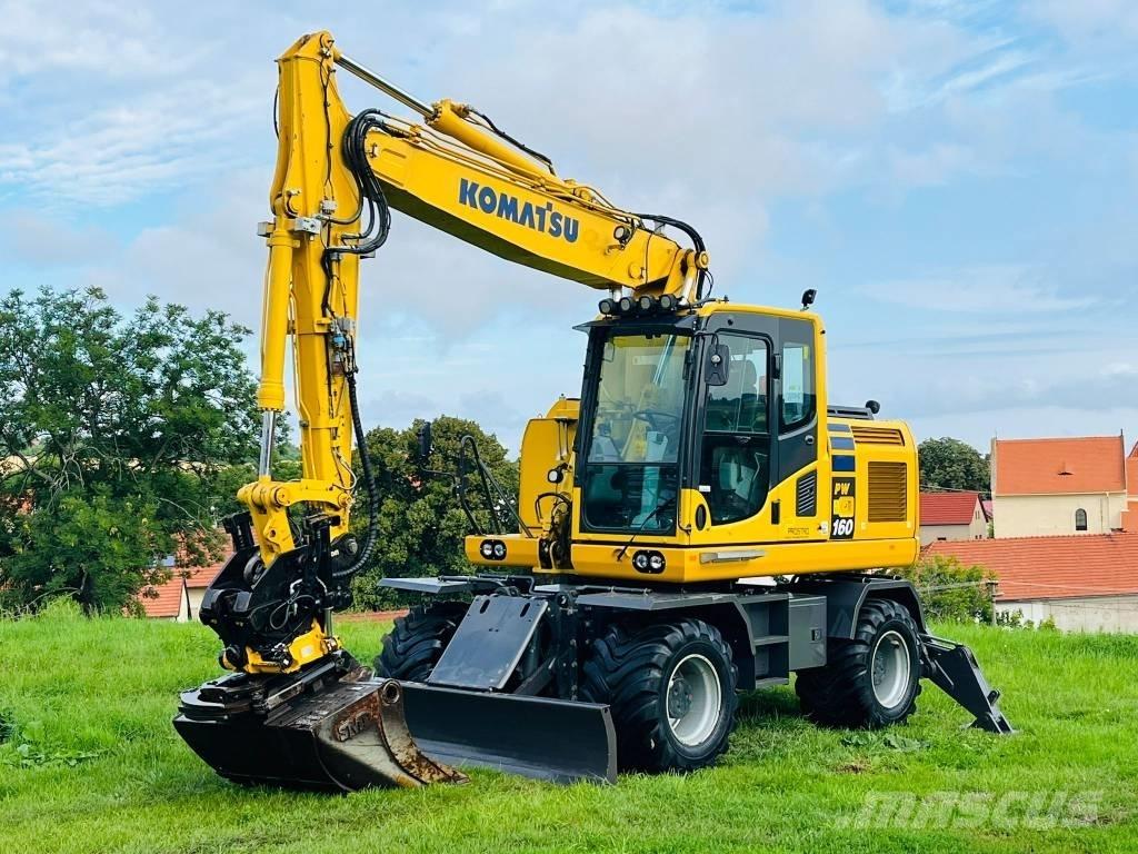 Komatsu PW 160 - 10 旋轉式挖土機/掘鑿機/挖掘機
