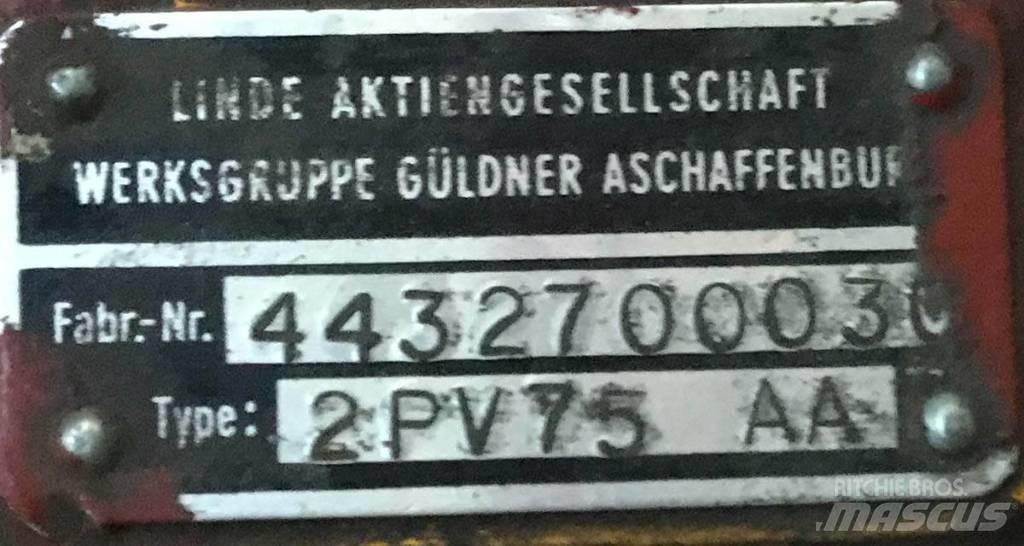 Linde 2PV75 AA 油壓