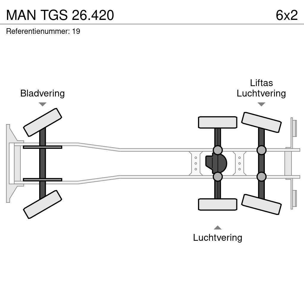 MAN TGS 26.420 吊鉤式起重車