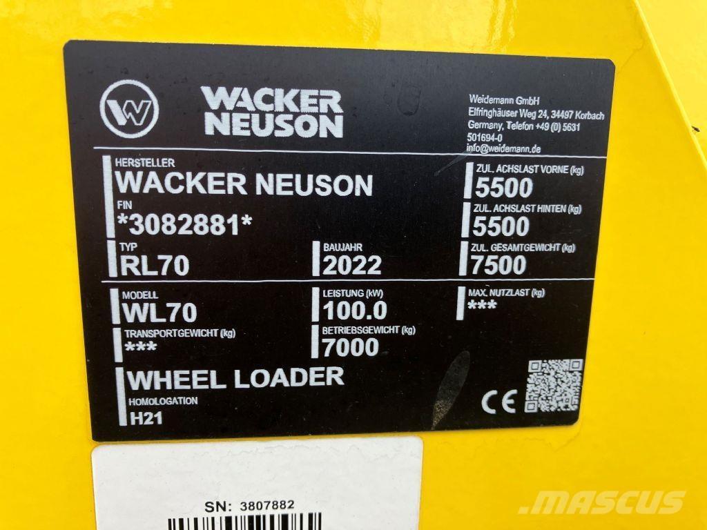 Wacker WL 70 輪胎式裝載機