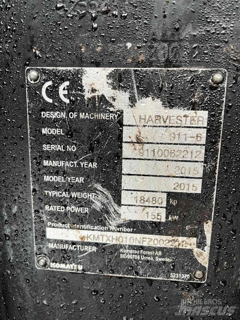 Komatsu 911.6 收穫機