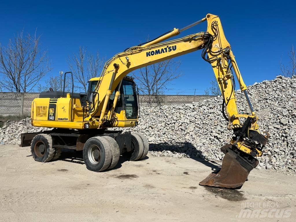 Komatsu PW 140-7 旋轉式挖土機/掘鑿機/挖掘機