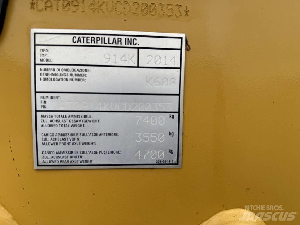 CAT 914K shovel 輪胎式裝載機